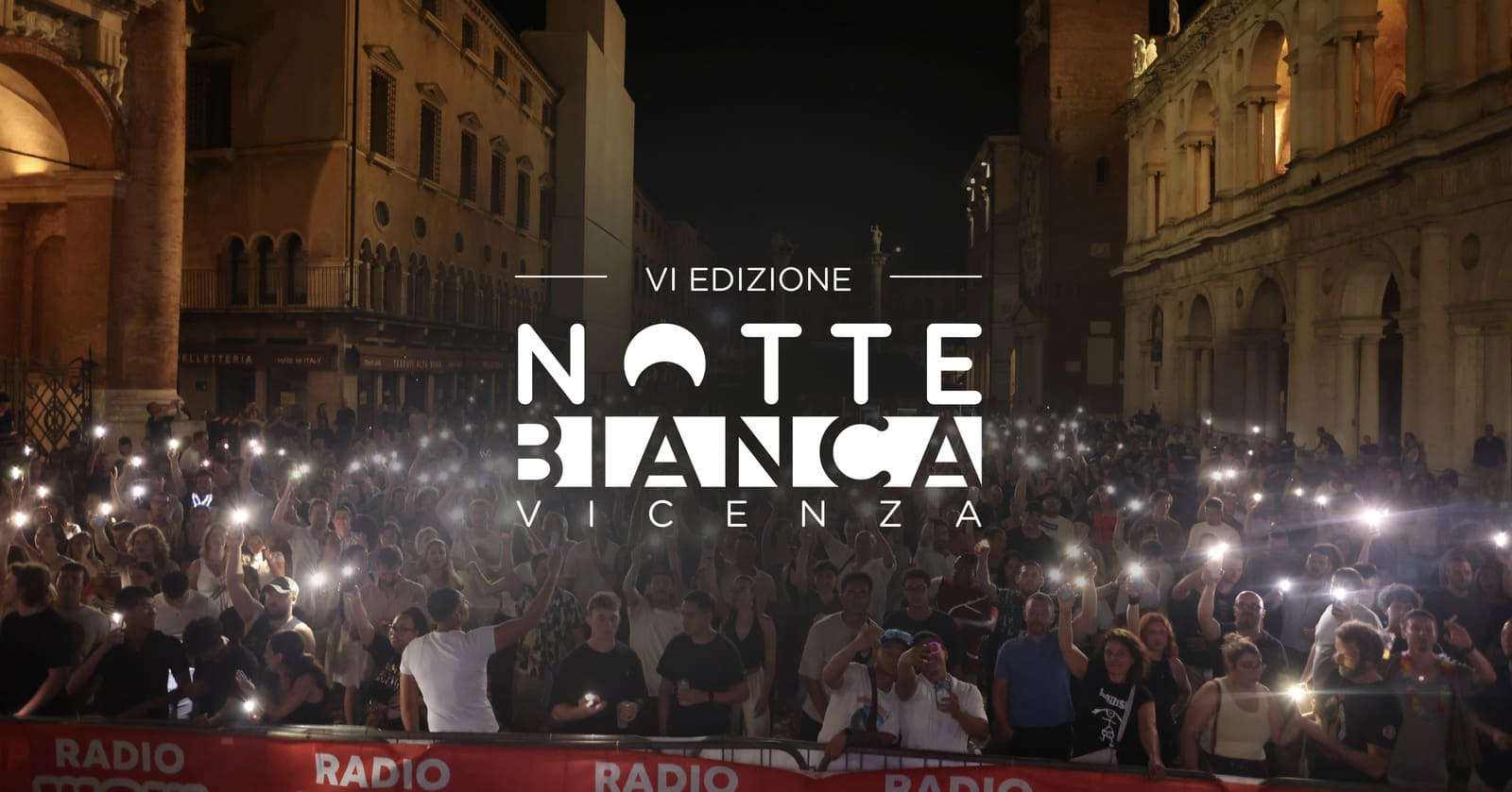 Copertina della quinta edizione della Notte Bianca a Vicenza